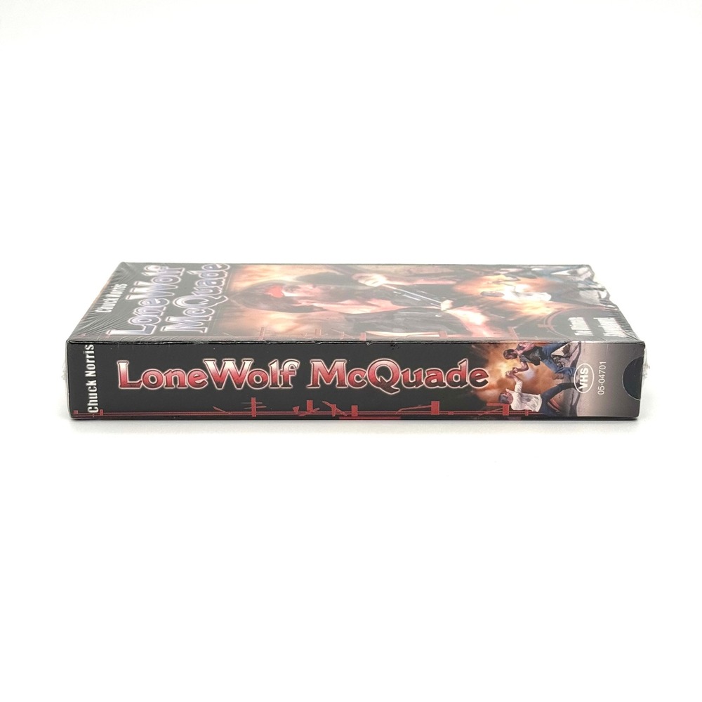 Lone Wolf McQuade VHS Chuck Norris Sealed Factory Wrap New Action Movie - Picture 6 of 8